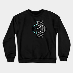 Divers Watch Day and Night Crewneck Sweatshirt